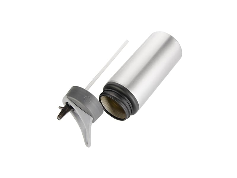 BOTELLA DE AGUA SILVER, ALUMINIO 650ML