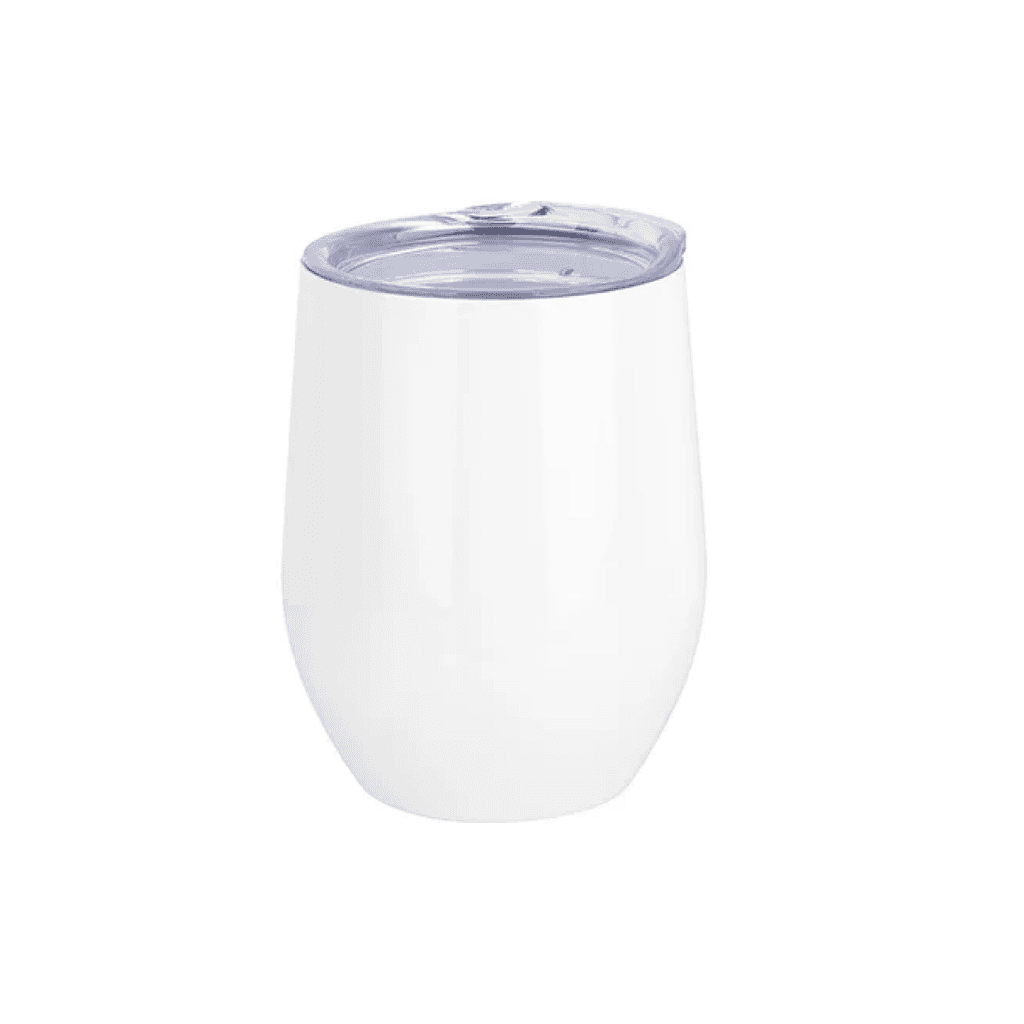 Vaso Blanco 12oz - Acero Inoxidable Doble Capa
