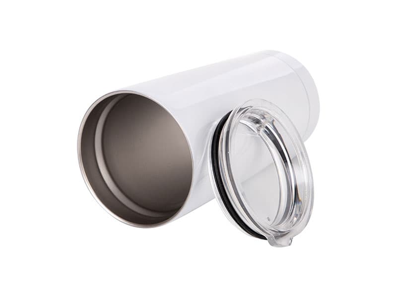 Vaso Blanco 20oz (C-25) – Acero Inoxidable